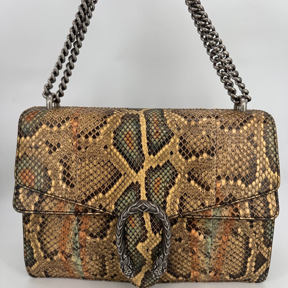 Gucci Multicolor Snakeskin Medium Dionysus Shoulder Bag - Picture 4 of 14